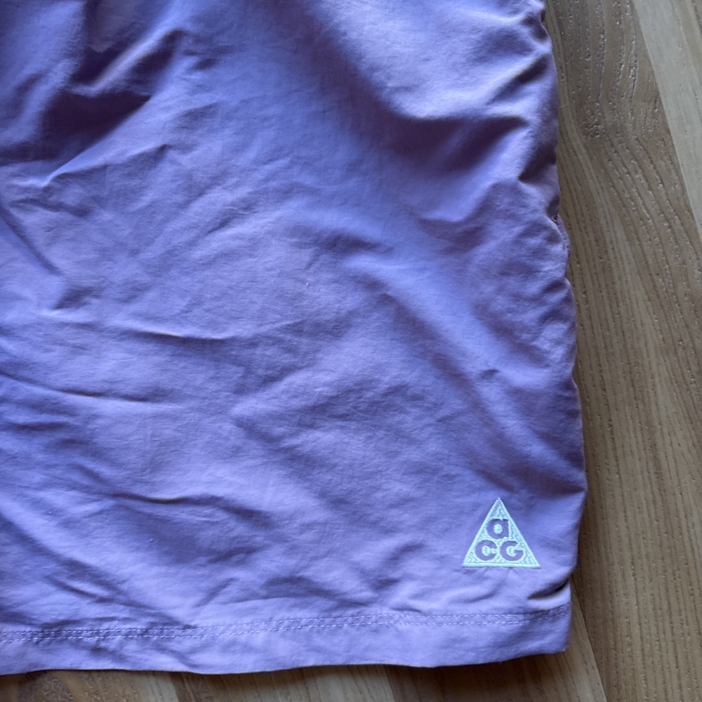 NIKE ACG Oversized Trail Hiking Shorts Sz XL dh8350-579 Lilac/Purple - Picture 2 of 7